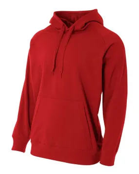 A4 NB4237 Youth Solid Tech Fleece Hoodie - Scarlet