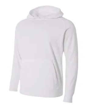 A4 NB4237 Youth Solid Tech Fleece Hoodie - White