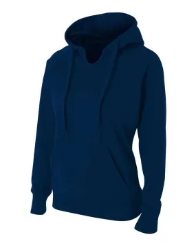 A4 NW4245 Womens Tech Fleece Hoodie - Navy