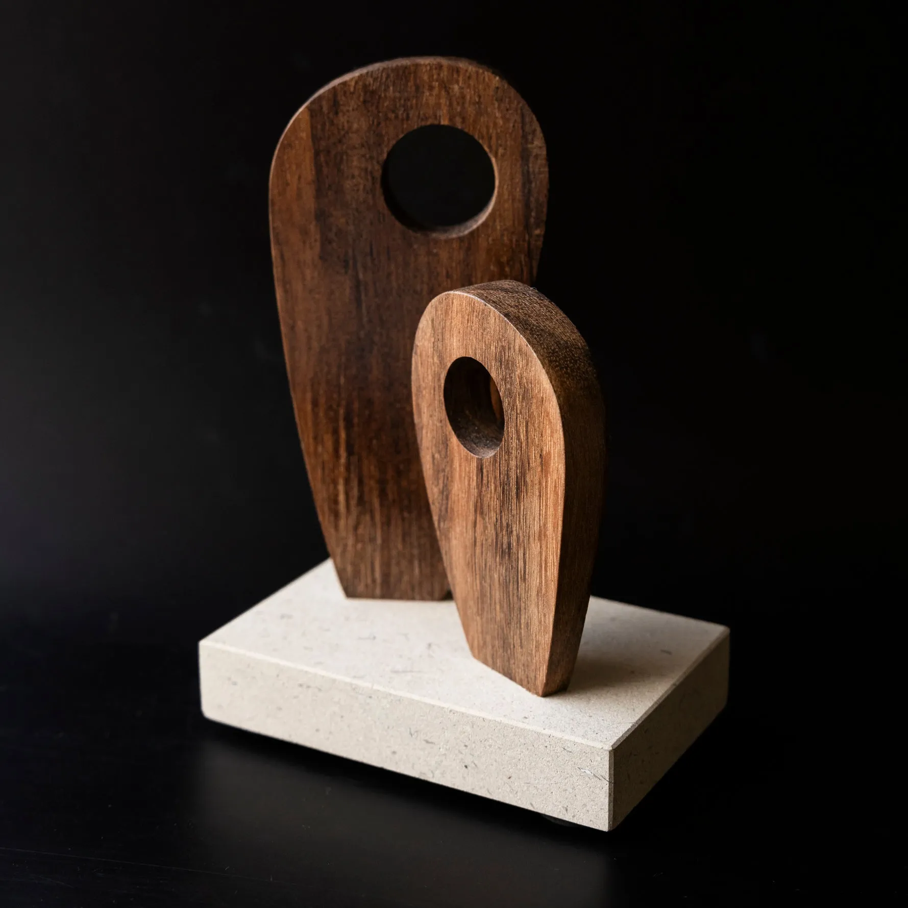 Barbara Hepworth Two Forms Wooden (Edged)