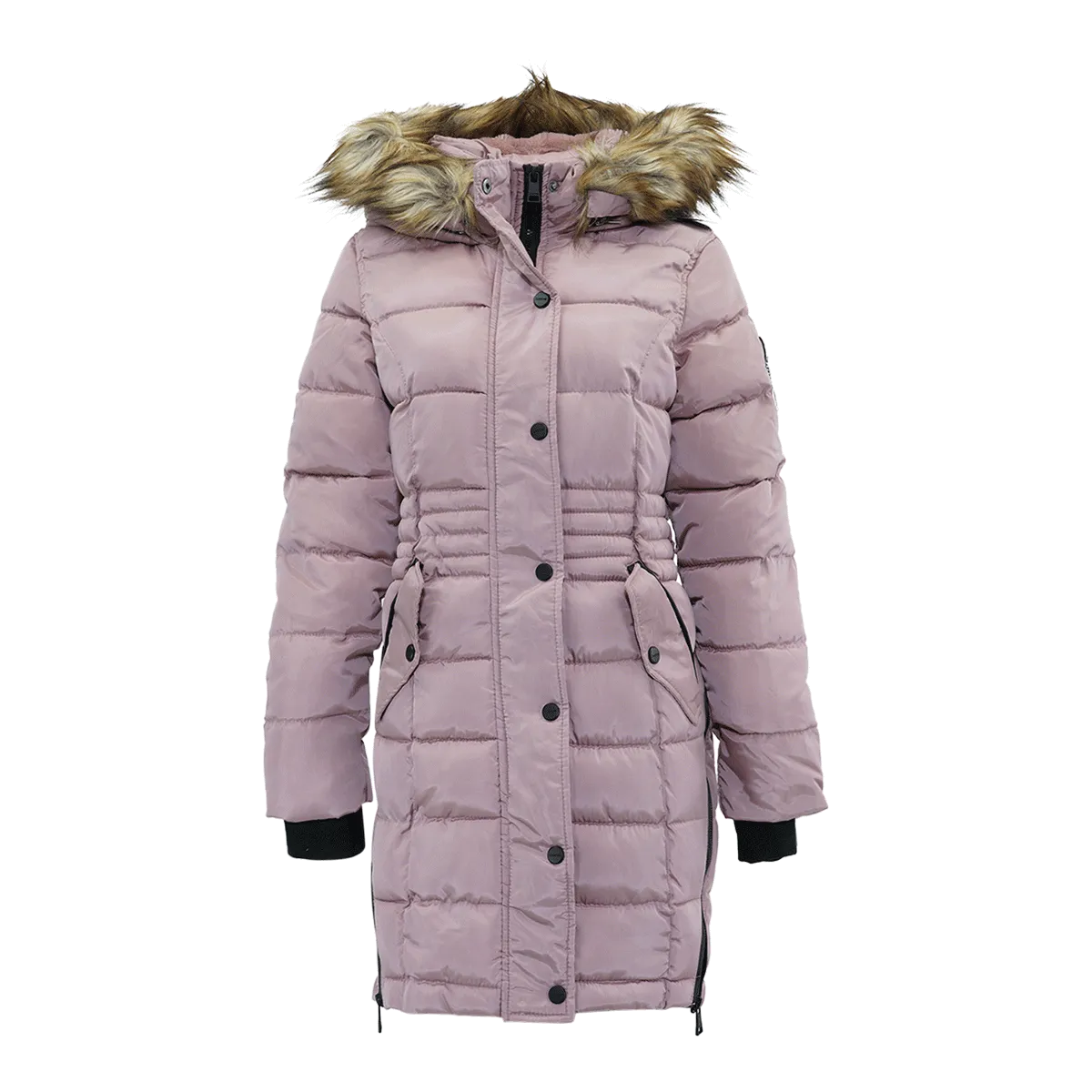 Bebe Women's Long Puffer Jacket