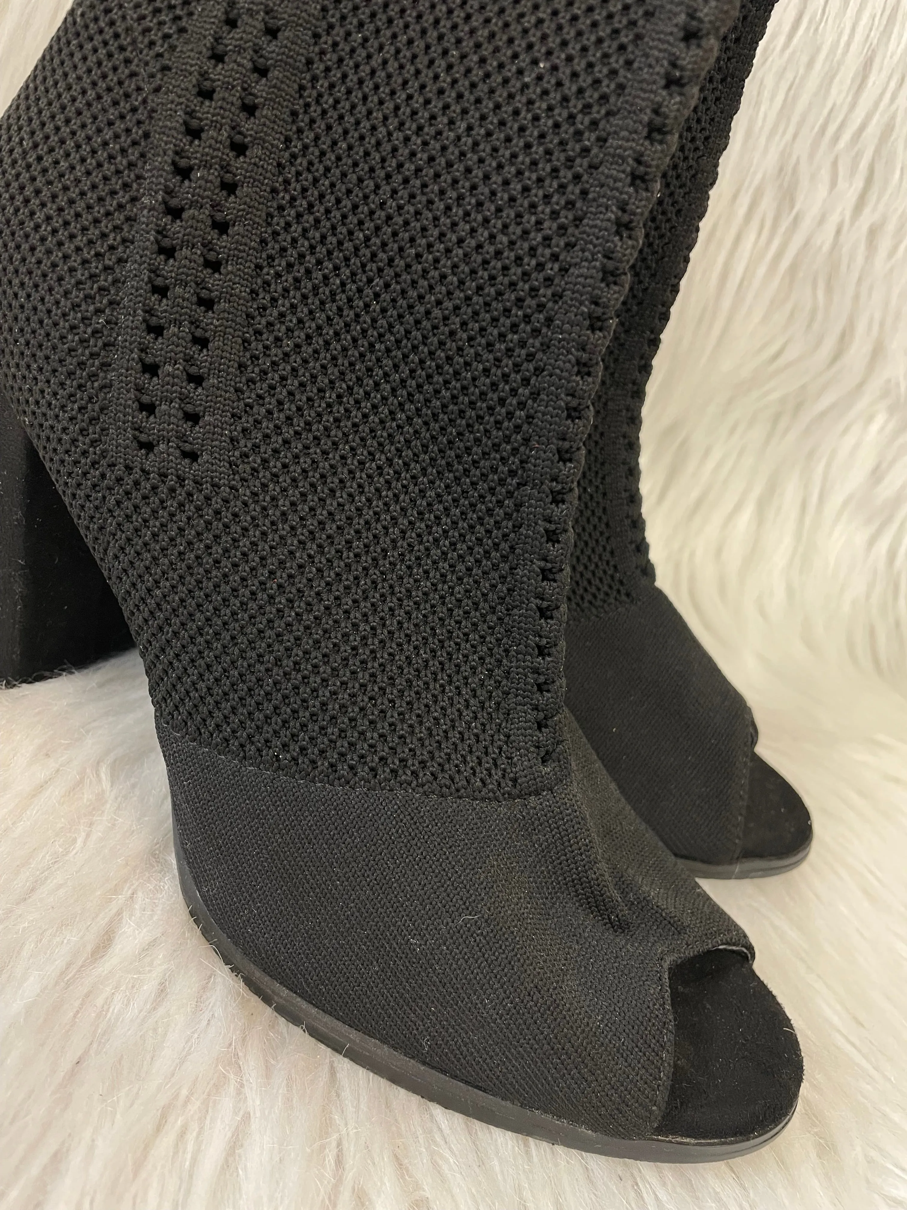 Boots Ankle Heels By Olivia Miller In Black, Size: 7