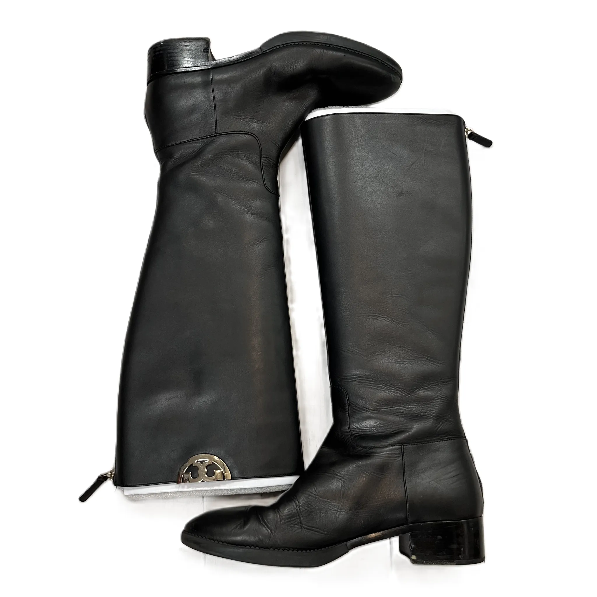 Boots Designer By Tory Burch In Black, Size: 9.5