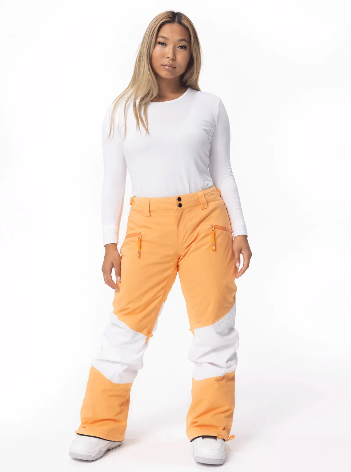 Chloe Kim Woodrose Technical Snow Pants - Mock Orange