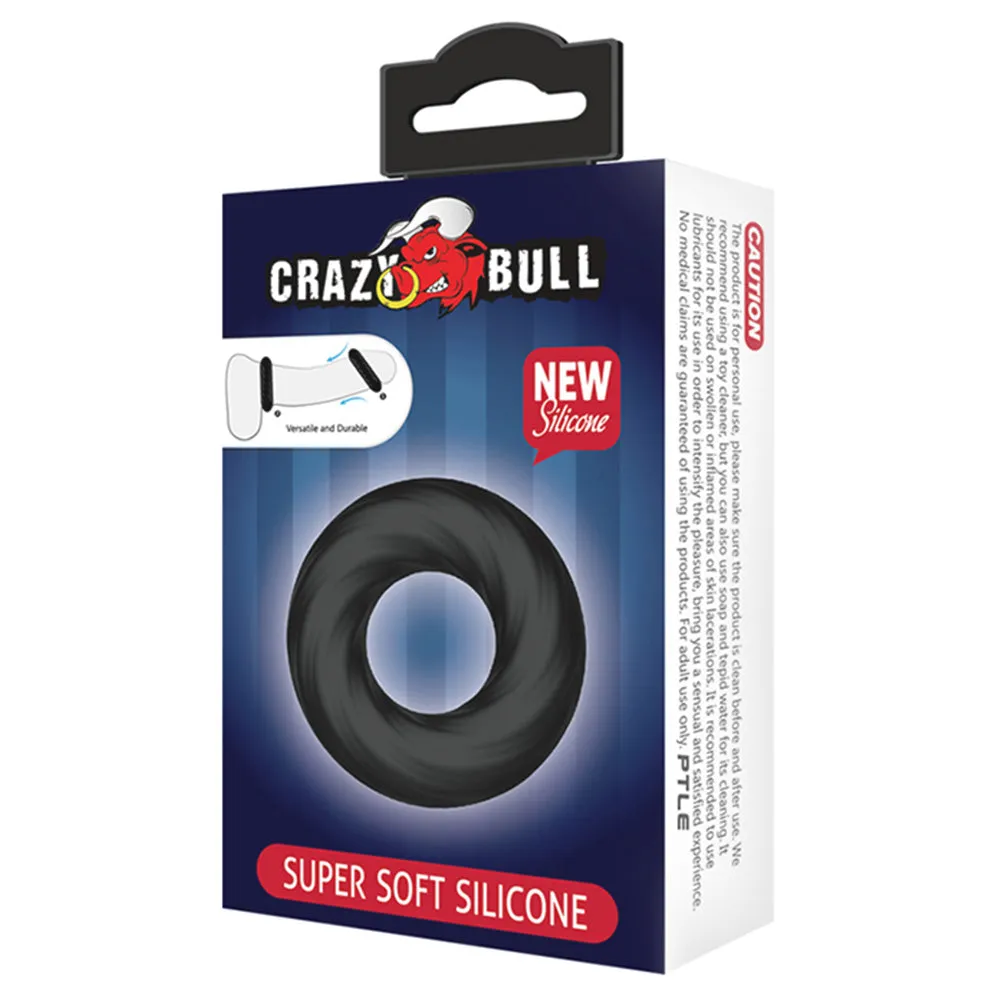 Crazy Bull Rippled Cock Ring