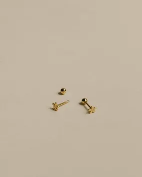 Dainty Flower Screw Back Studs