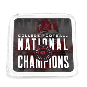 Georgia Bulldogs - Back-to-Back National Champions Drink Coaster