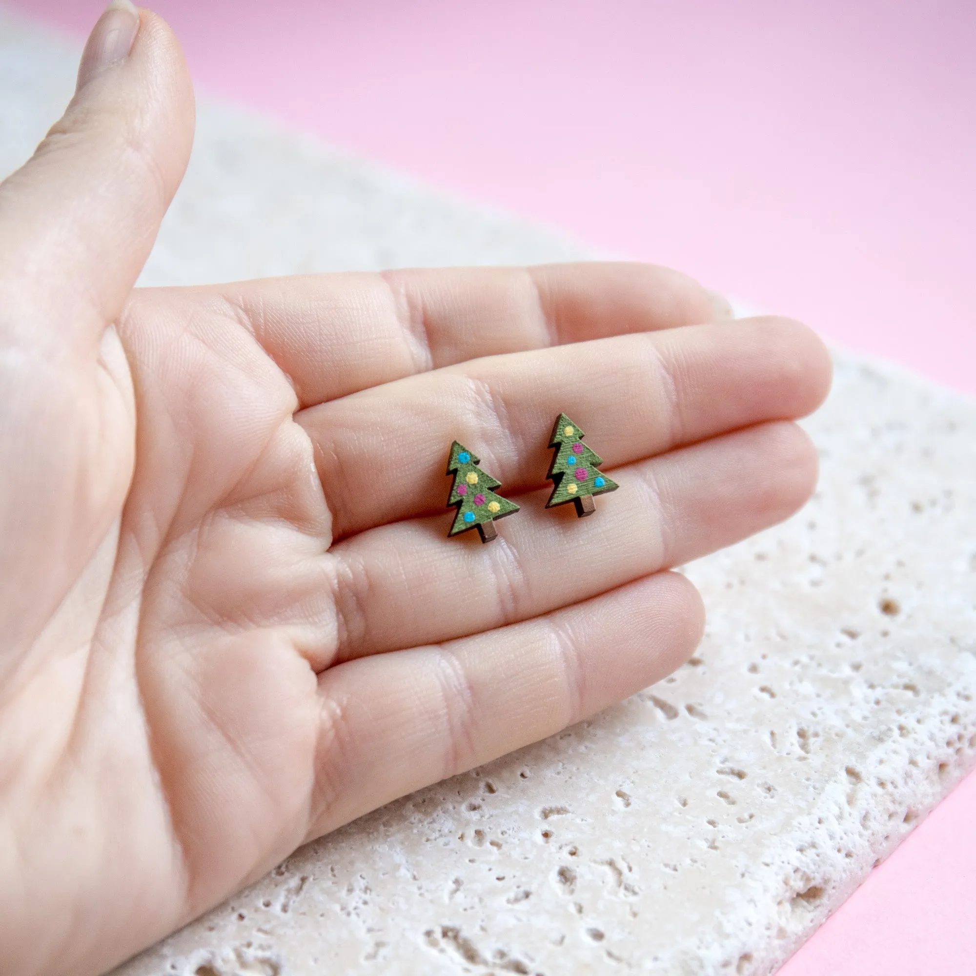 Little Christmas Tree Earrings