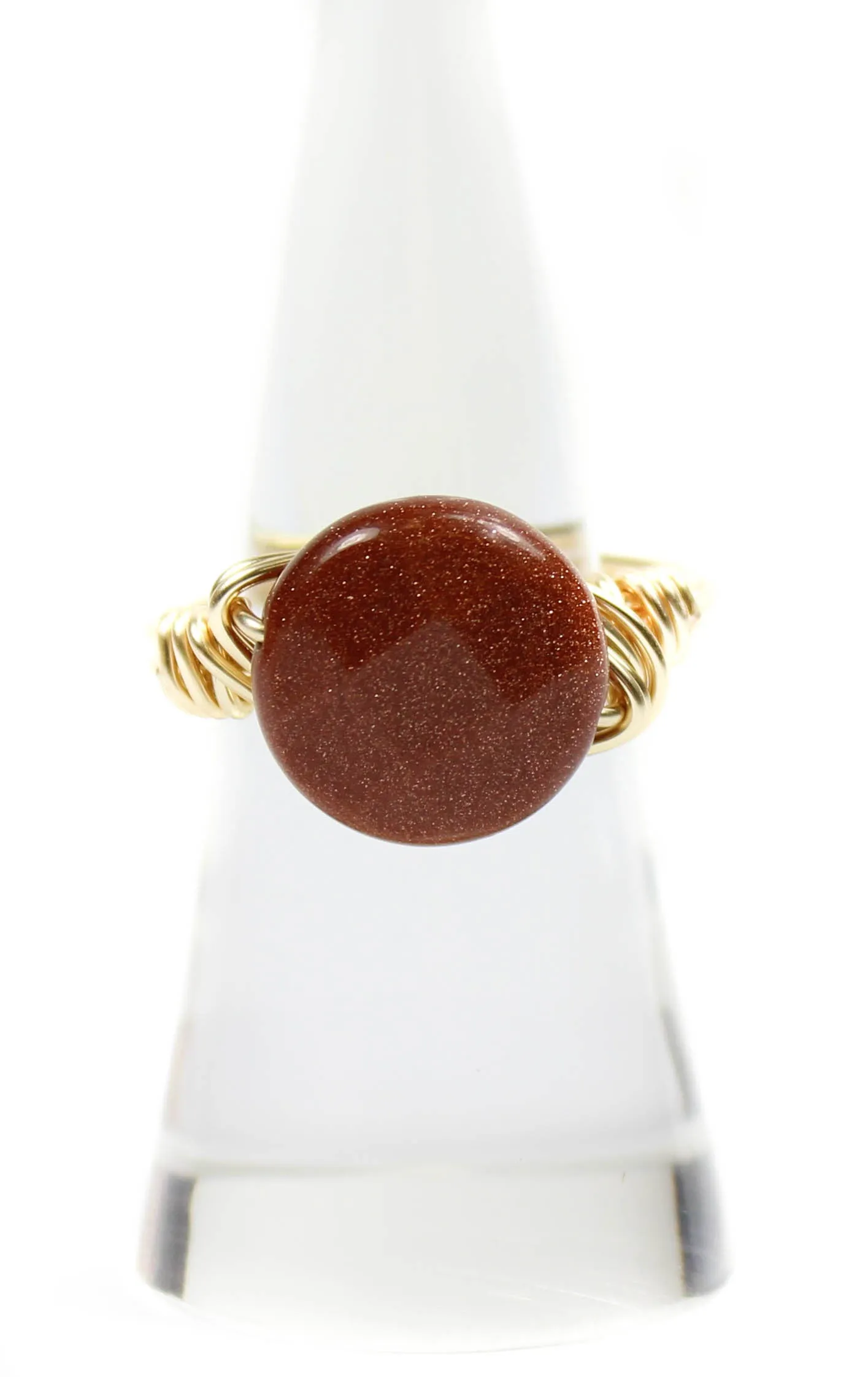 Orange Sandstone Ring