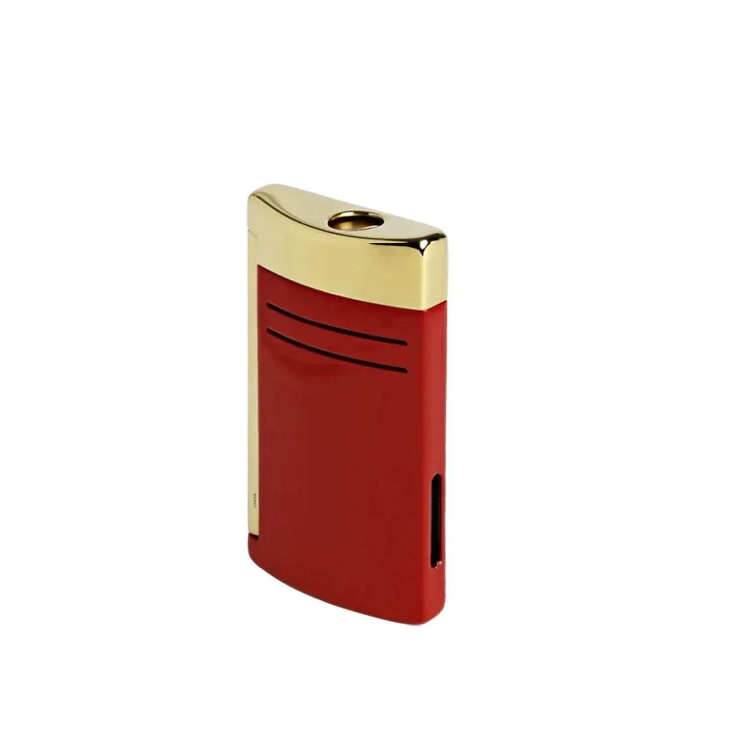 S.T. Dupont Maxijet Burgundy and Golden Lighter