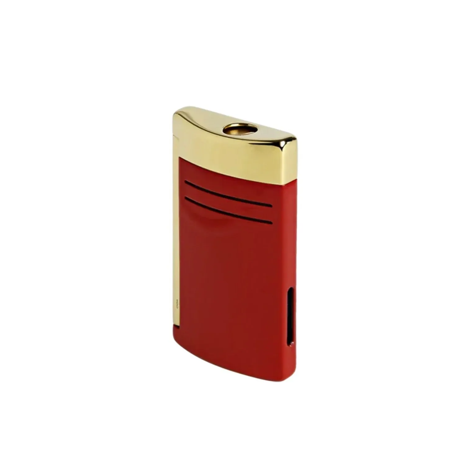 S.T. Dupont Maxijet Burgundy and Golden Lighter