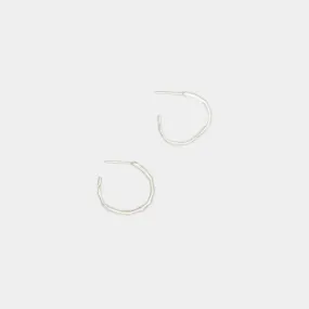 Terra Hoops size S in Silver