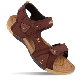 Walkaroo Men Sandals  - WC4381 Tan